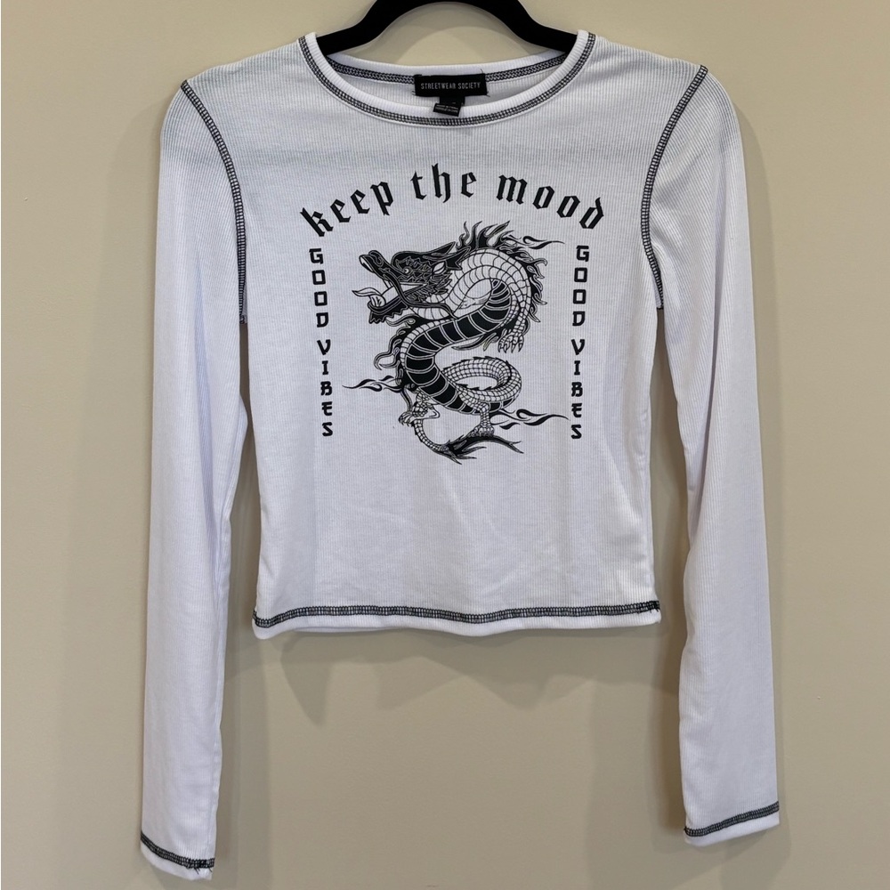 Streetwear Society White Graphic Tee